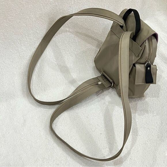 Esprit Tan Nylon Mini Convertible Sling Backpack main image 8